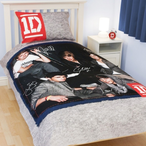 One Direction Idols Panel Single Bed Duvet Quilt Cover Set