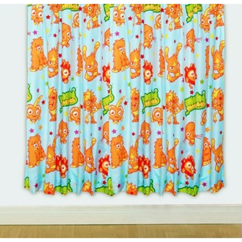 Moshi Monsters 'Monsters' 66 X 54 inch Drop Curtain Pair