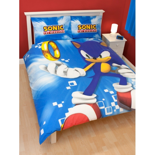 Sonic The Hedgehog Spin Panel Double, Sonic The Hedgehog Duvet Cover