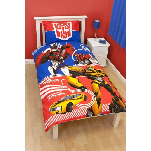 Transformers 'Autobots' Panel Single Bed Duvet Quilt Cover Set