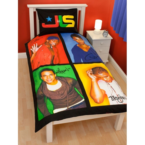 Jls 'Jukebox' Panel Single Bed Duvet Quilt Cover Set