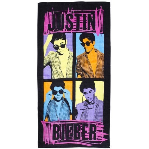 Justin Bieber 'Autograph' Printed Beach Towel