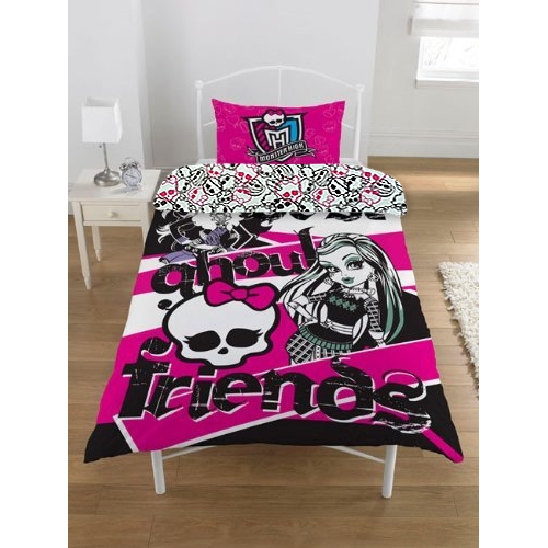 Monster High Best Ghoul Friends Reversible Panel Single Bed