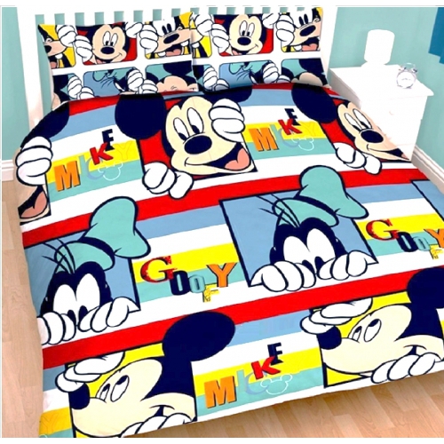 Disney Mickey Mouse Play Reversible Rotary Double Bed Duvet