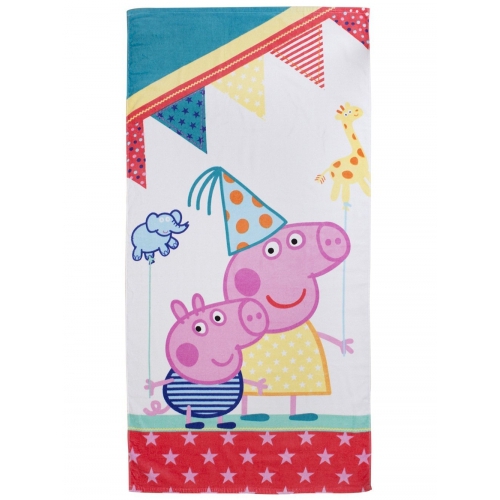 Peppa Pig 'Funfair' Printed Beach Towel