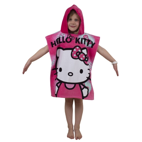 Hello Kitty 'Ink' Poncho Towel
