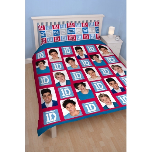 One Direction Craze Rotary Double Bed Duvet Quilt Cover Set