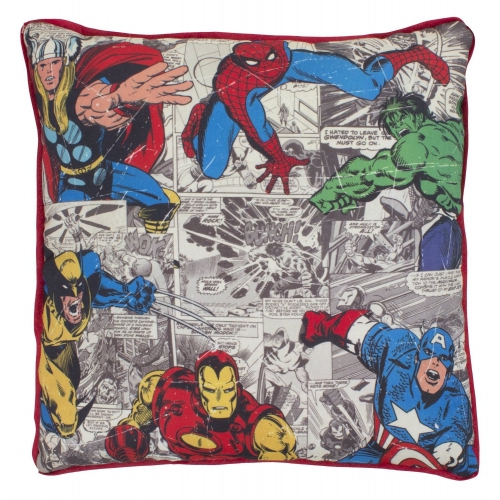 Marvel Comics Defenders Square Canvas Printed Cushion