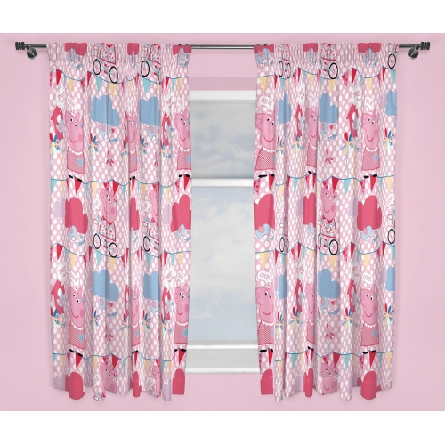 Peppa Pig 'Tweet' 66 X 54 inch Drop Curtain Pair