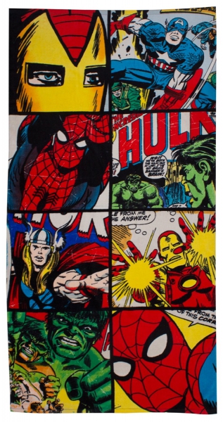 Marvel Comics 'Defenders' Printed Beach Towel