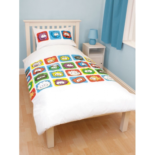 Club Penguin Arctic Rotary Single Bed Duvet Quilt Cover Set