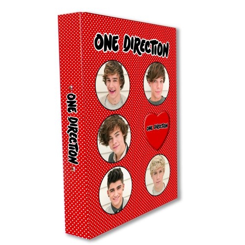 One Direction A4 Ringbinder Folder Stationery