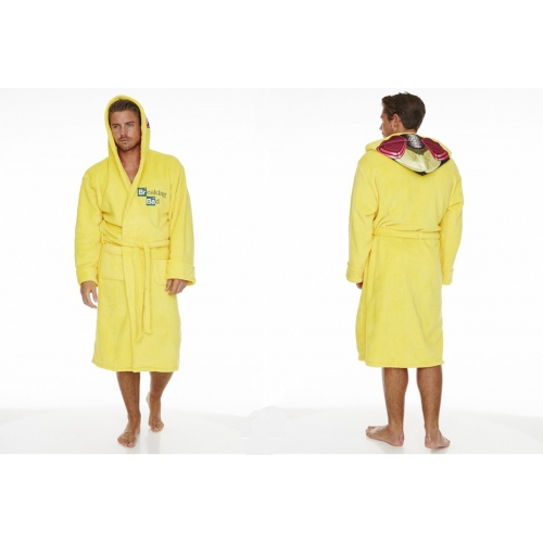 Breaking Bad 'Cooksuit' Yellow Hooded One Size Bathrobe