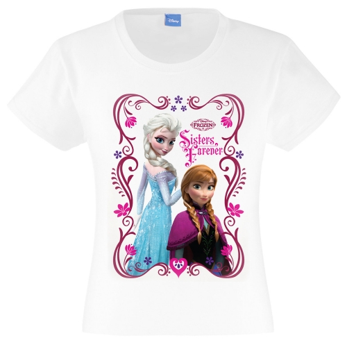 Disney Frozen Sister Forever (m) Printed 5 To 6 T Shirt