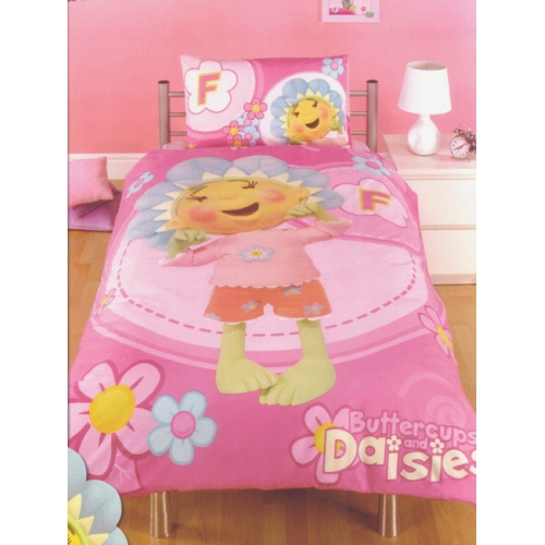 Fifi and The Flowertots Buttercup Panel Single Bed Duvet Quilt Cover Set