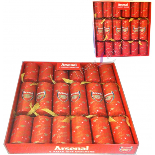Arsenal Fc Football Luxury Crackers Official Christmas
