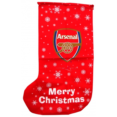 Arsenal Fc Football Xmas Stocking 1m Official Christmas