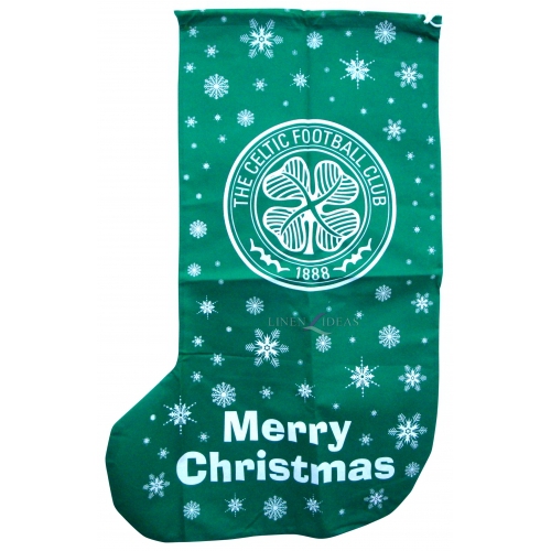 Celtic Fc Football Xmas Stocking 1m Official Christmas