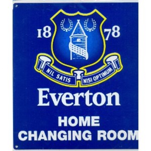 Everton Fc Football Home Changing Room Sign Official Board