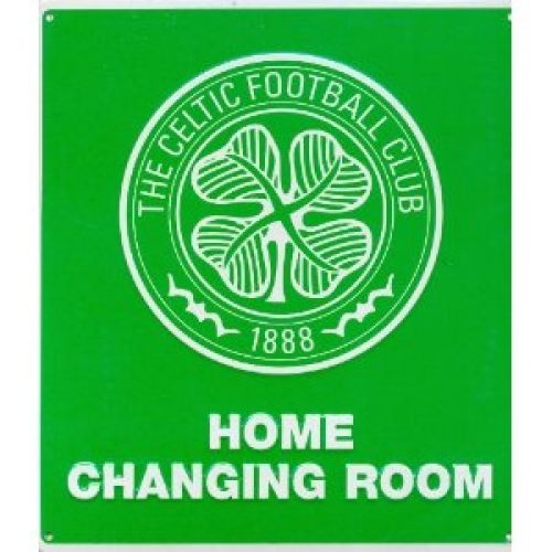 Celtic Fc Football Home Changing Room Sign Official Board