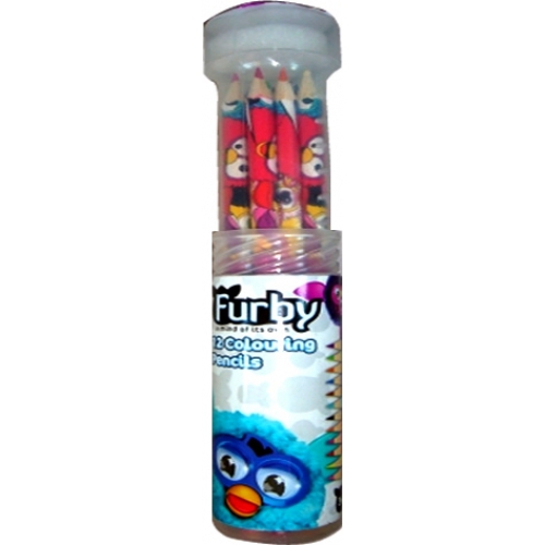 Furby 12 Piece Colouring Pencils Stationery