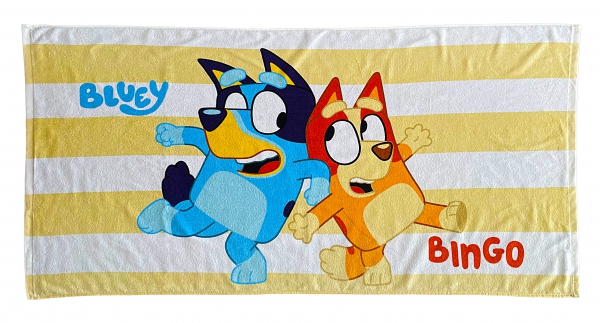 Bluey & Bingo Sisters New Printed Beach Towel