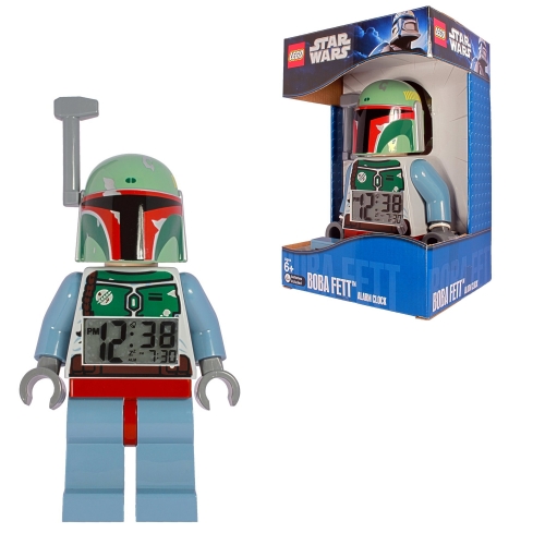 Lego Star War 'Boba Fett Minifigure' Alarm Clock
