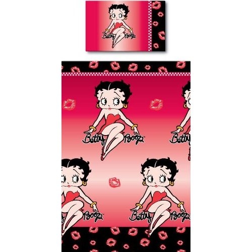 Betty Boop Sitting Rotary Single Bed Duvet Quilt Cover Set
