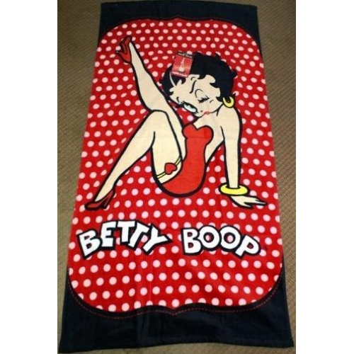 Betty Boop Cute Kick Beach Towel
