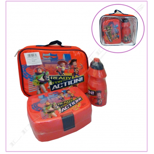 Disney Toy Story 'Ready For Action' School Lunch Bag Kit