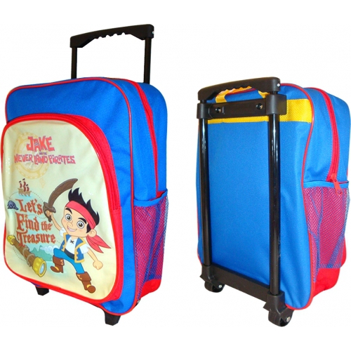 Jake and The Never Land Pirates School Travel Trolley Roller Wheeled Bag