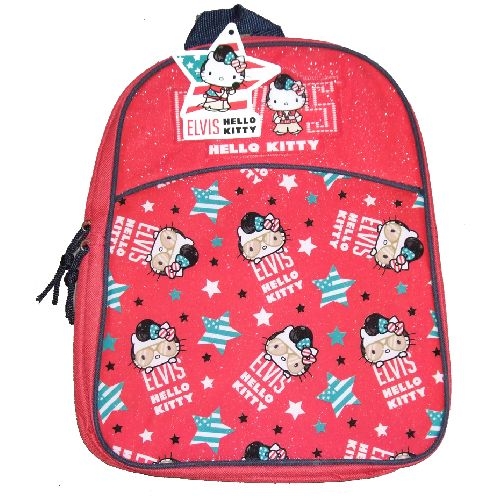 Hello Kitty 'Elvis' Pvc Front School Bag Rucksack Backpack