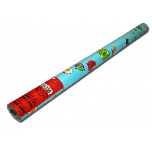 Angry Birds Blue Book Cover Gift Wrap Stationery