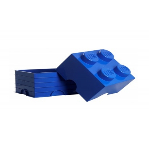 Lego Storage Brick '4 Blue' Box
