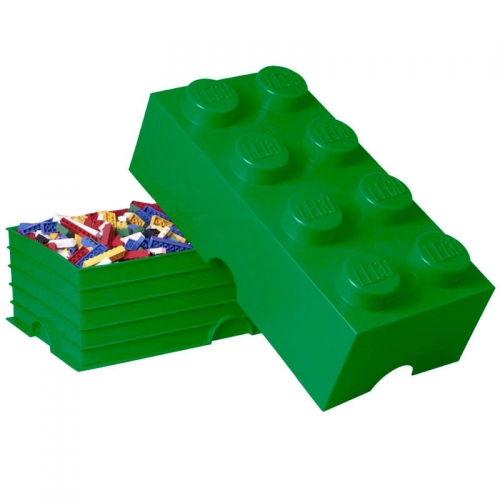 Lego Storage Brick '8 Green' Box