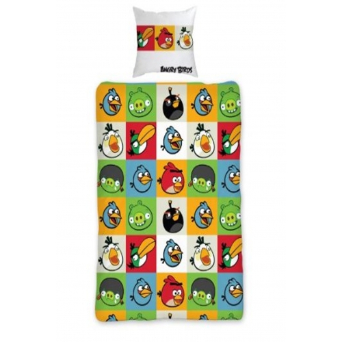 Angry Birds Rotary Single Bed Duvet Quilt Cover Set