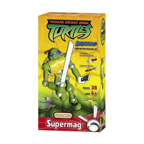 Supermag Teenage Mutant Ninja Turtles 'Leonardo' 12.5 inch Construction Building Figure Toy
