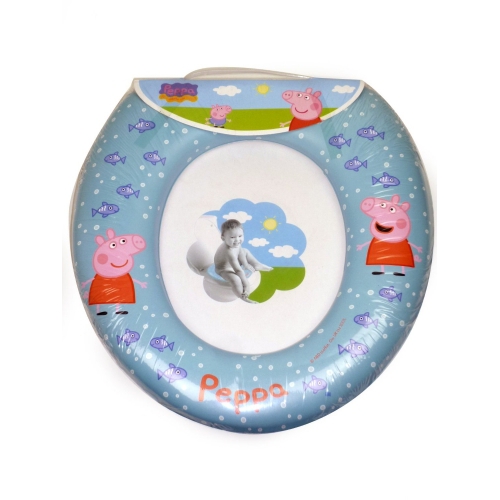 Peppa Pig Kids Padded Toilet Seat Soft Potty Training Bath
