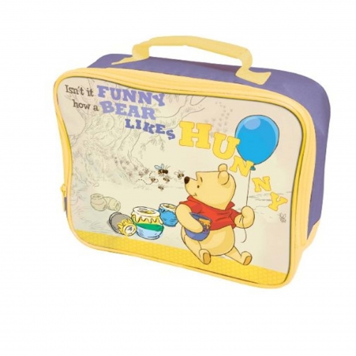 Disney Winnie The Pooh Funny Bear Like Hunny School Rectangle Lunch Bag