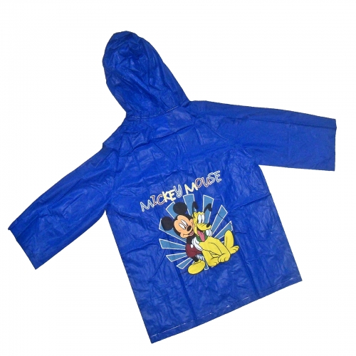 Disney Mickey Mouse and Pluto Blue 8 Years Raincoat