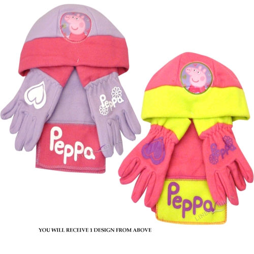 Peppa Pig Assorted Hat, Gloves and Scarf Set Kids Accessories