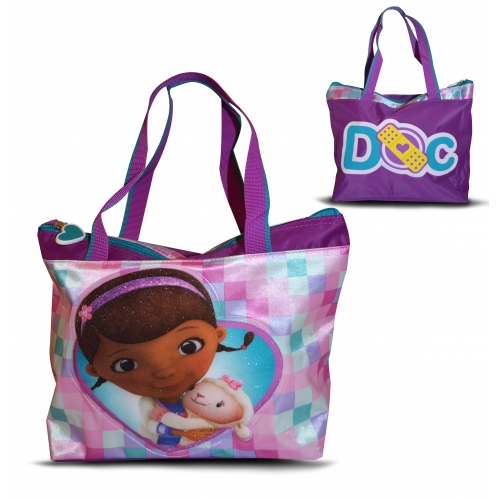 Disney Doc Mcstuffins 'Satin' Tote Bag Shopping Shopper