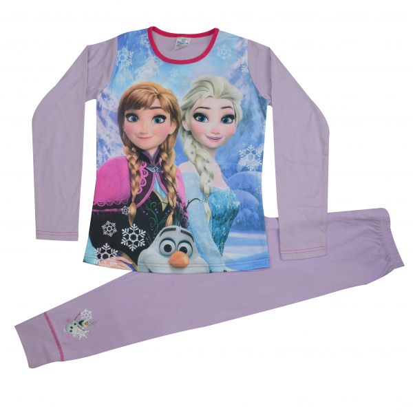 Frozen 'Friends' Girls 4-10 Years Snuggle Fit Pyjama Set