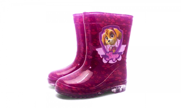 Paw Patrol Girls 4-9 Size Rain Wellies Snow Boots 