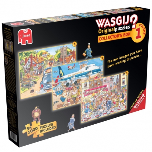 Wasgij Limited Edition Original Collector' S Box Jigsaw Puzzle Game S (1000 Pieces/ Pack of 3 X 100
