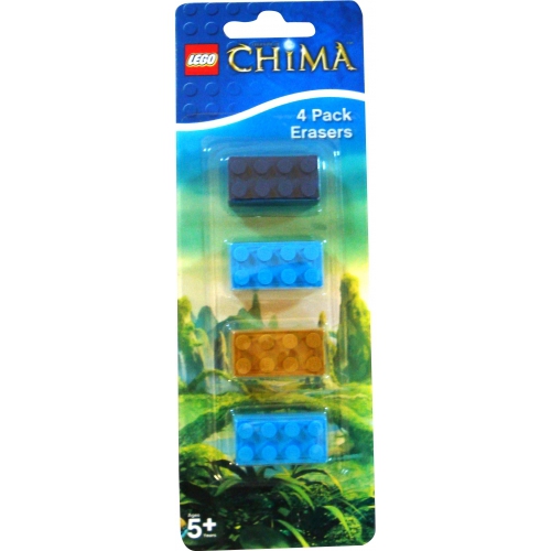 Lego 'Chima' 4 Pack Eraser Set Stationery
