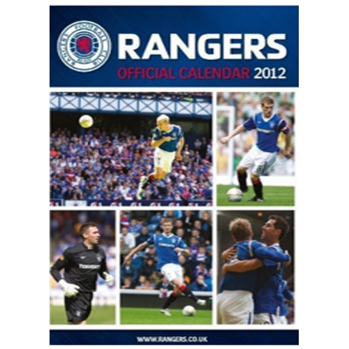 Rangers 2012 Wall Fc Football Official Calendar