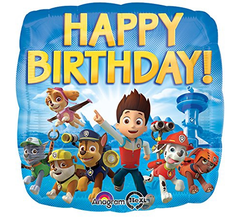 Nickelodeon Paw Patrol 'Happy Birthday' 17 inch Balloon Party Accessories