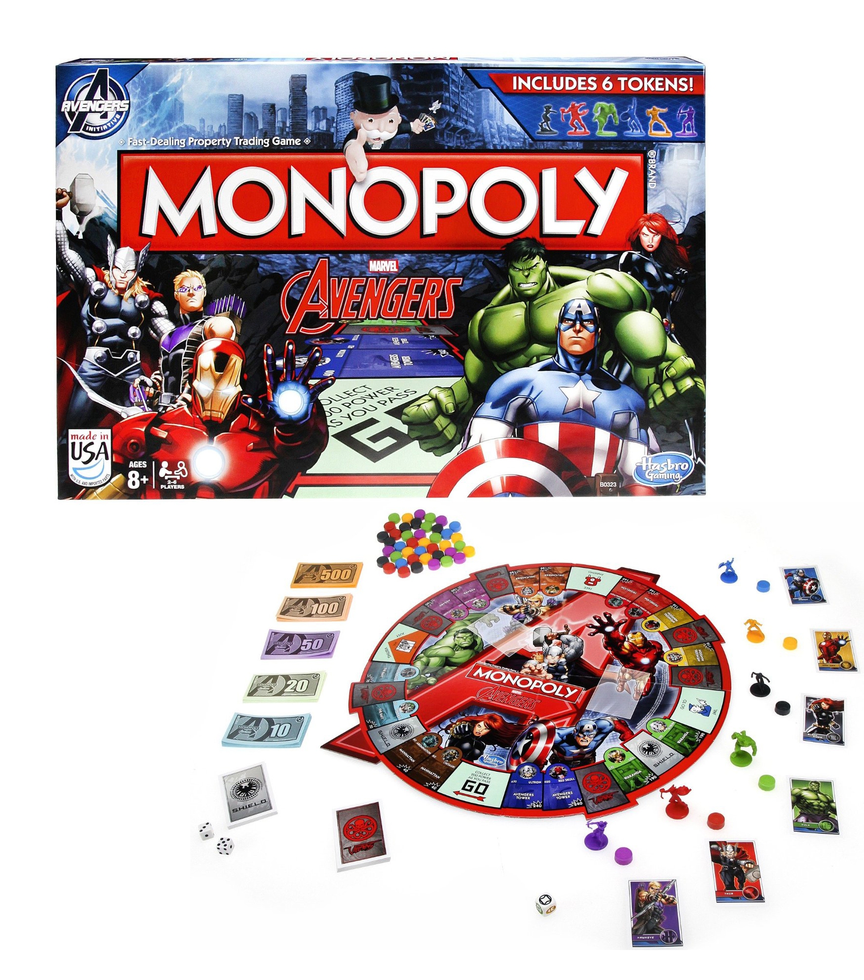 Marvel Avengers 'Monopoly' Board Game