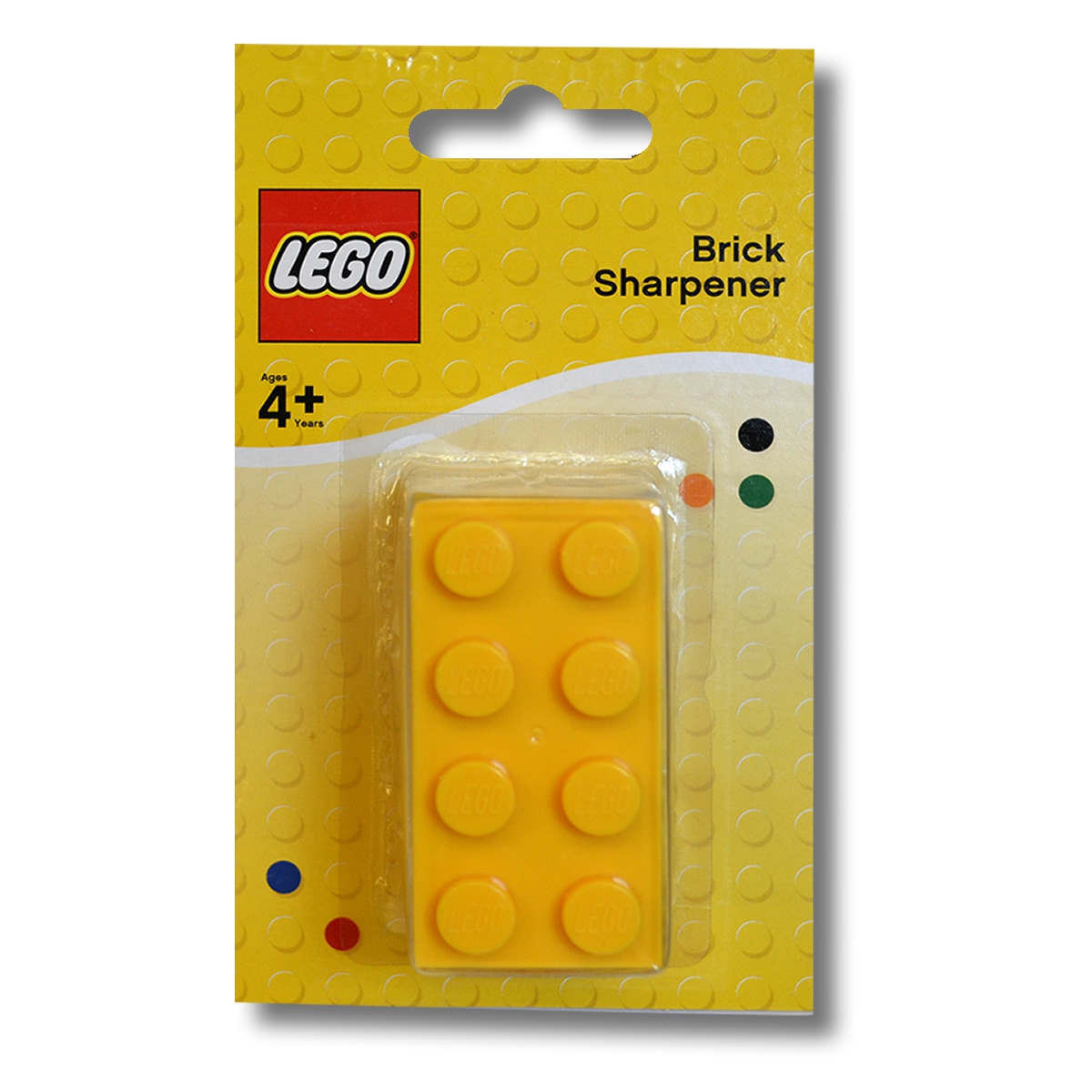 Lego Brick 'Shaped' Yellow Sharpener Stationery